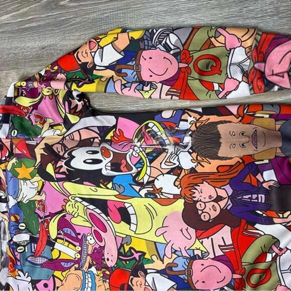 RARE Nickelodeon Cartoon Network Sweatshirt Adult Shirt TV Show Character Print - Picture 13 of 14